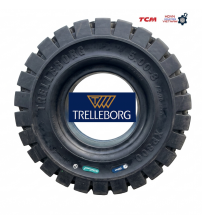 Lốp đặc 500-8 Trelleborg XP800, sản xuất tại Sri Lanka, dùng cho xe nâng 1.5 tấn 1.8 tấn